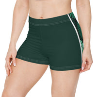 Monstera Stripe Active Shorts