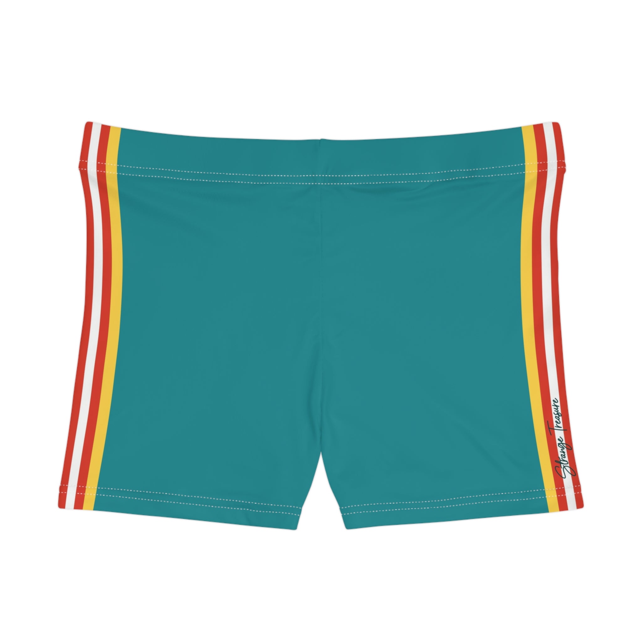Retro Stripe Active Shorts