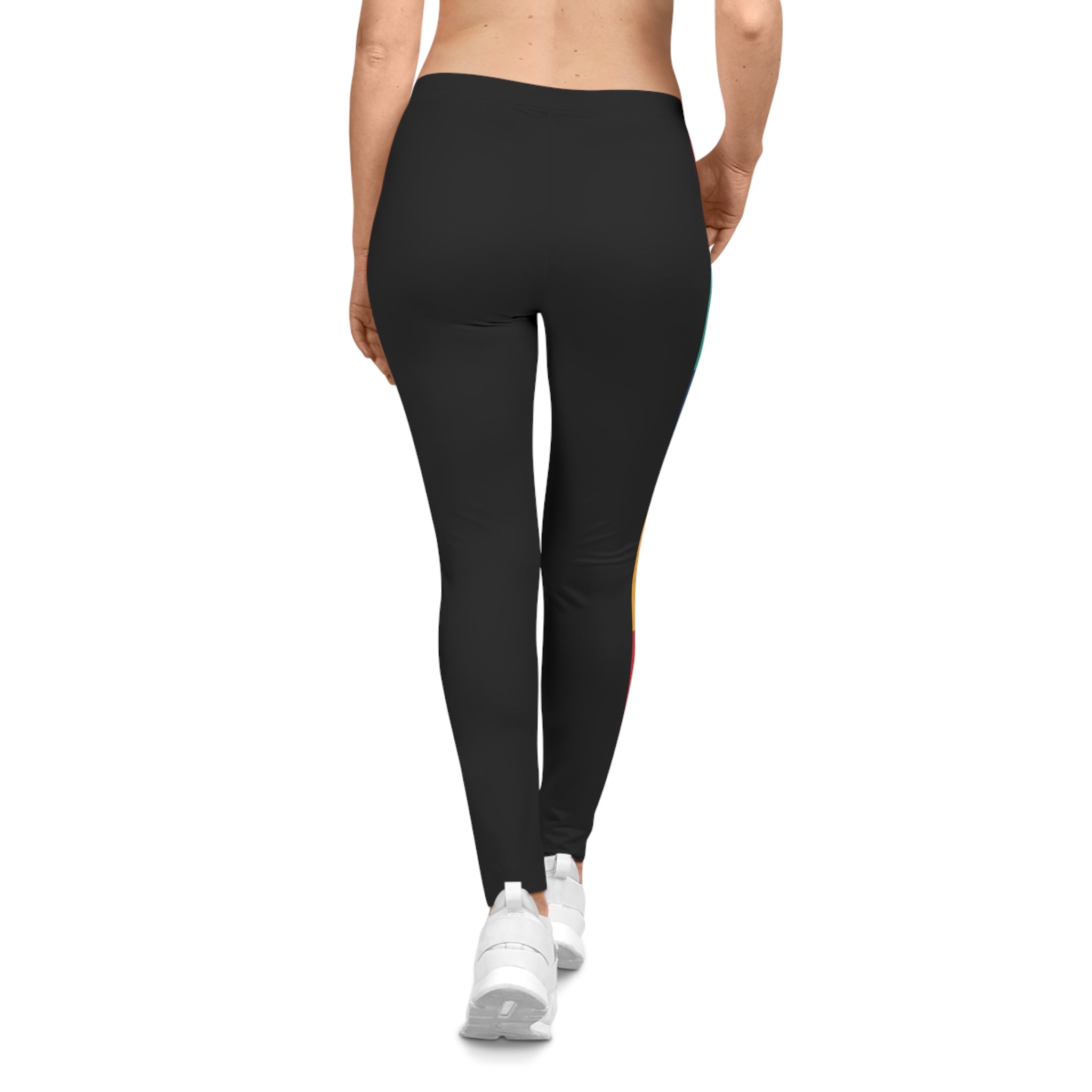 Color Block Stripe Active Legging
