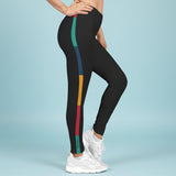 Color Block Stripe Active Legging