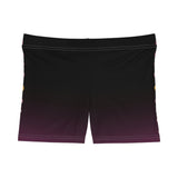 Moon Phases Stripe Active Shorts