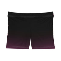 Moon Phases Stripe Active Shorts