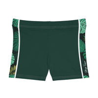 Monstera Stripe Active Shorts
