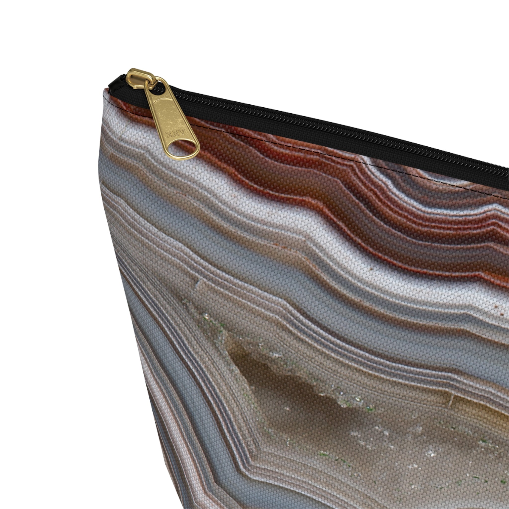 Smoky Geode Large Zipper Pouch