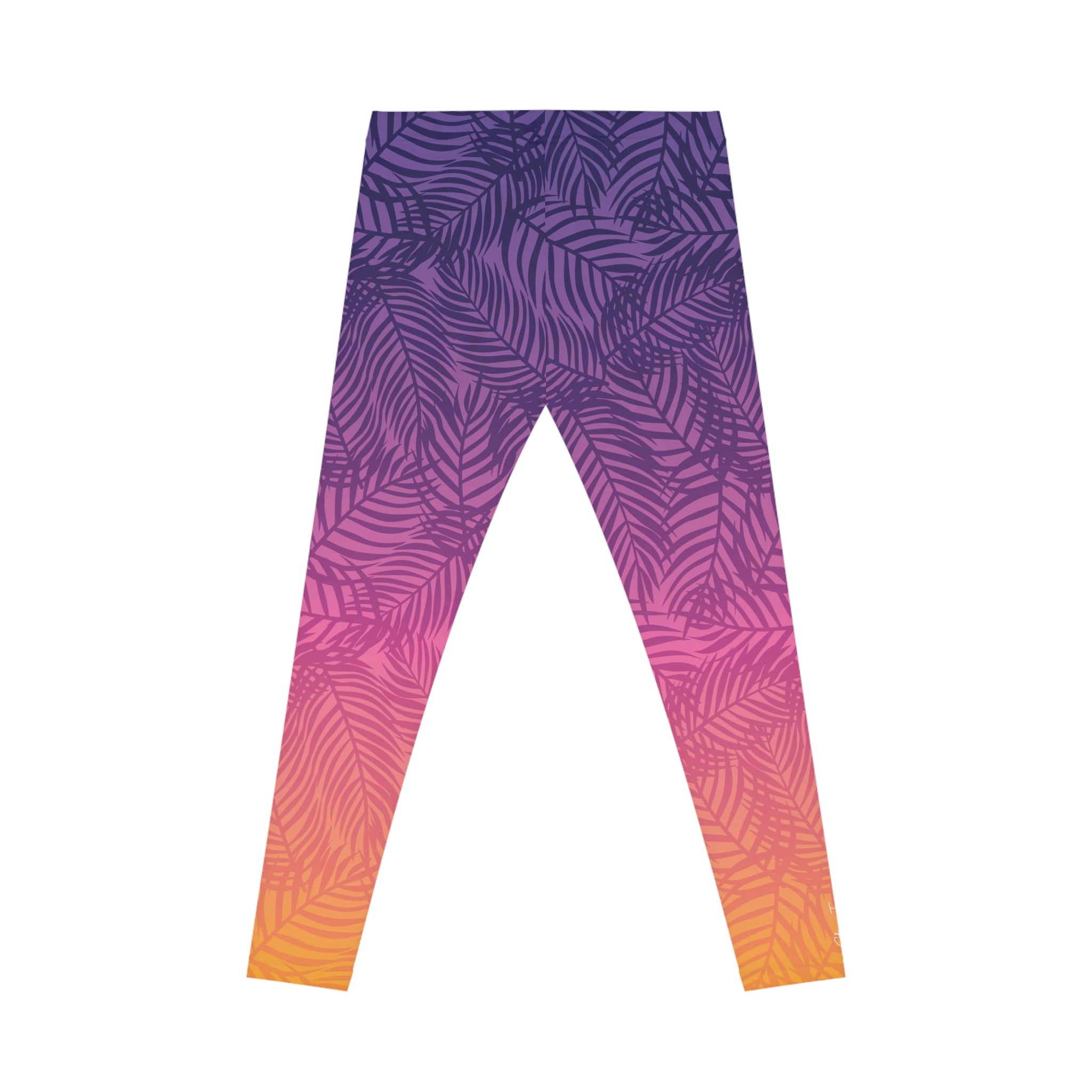 Sunset Palm Active Leggings