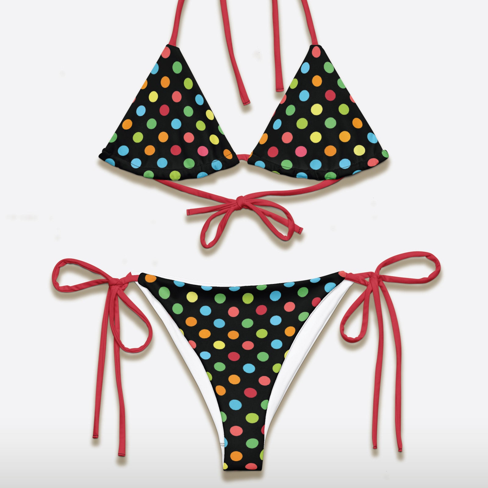 Candy Dot String Bikini Set