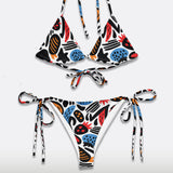 Mid-Mod Fruit String Bikini Set