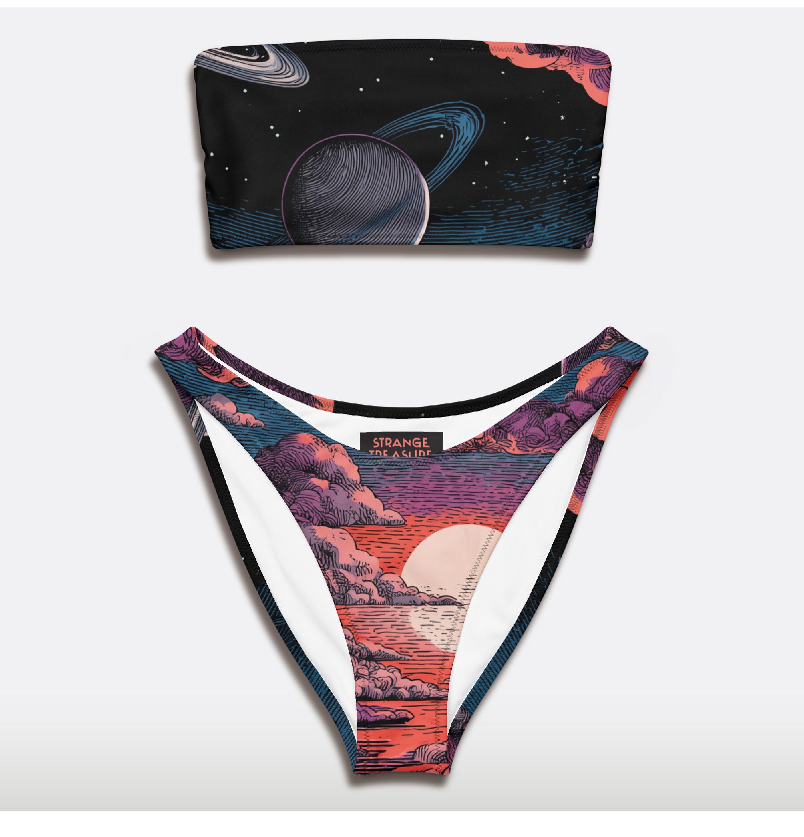 Miss Universe Bandeau Bikini Set