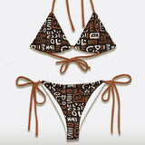 Petroglyphs String Bikini Set