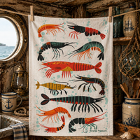 Prawn Party Kitchen Towel