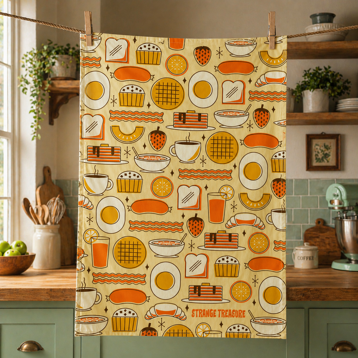 Big Breakfast Kitchen Towel