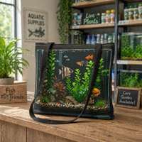 Fish Tank 18"x 18" Tote Bag