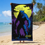 Werewolf Moon Beach Towel