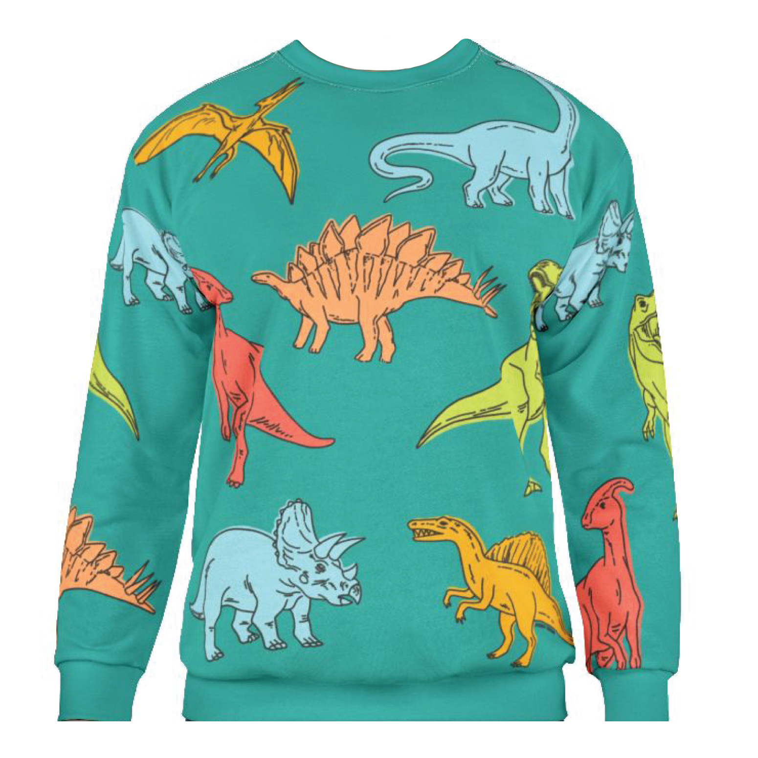 Multi Dinos Unisex Sweatshirt