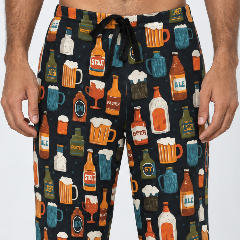 Beer Lover Mens Pajama Pants
