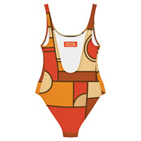 Mid-Mod Blocks One-Piece Swimsuit