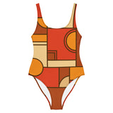 Mid-Mod Blocks One-Piece Swimsuit