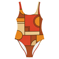 Mid-Mod Blocks One-Piece Swimsuit