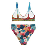 Impressionist High-waisted Bikini Set