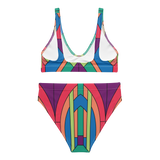 Deco Prism High-waisted Bikini Set