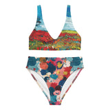 Impressionist High-waisted Bikini Set