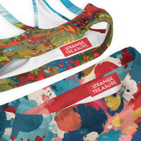 Impressionist High-waisted Bikini Set