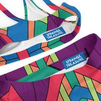Deco Prism High-waisted Bikini Set