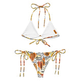 Watercolor Animal String Bikini Set
