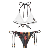 Paint Drips String Bikini Set