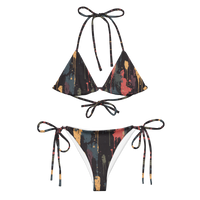 Paint Drips String Bikini Set