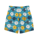 Puffer Fish Mens Swim Trunks