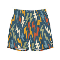 Lightning Bolts Mens Swim Trunks