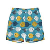 Puffer Fish Mens Swim Trunks