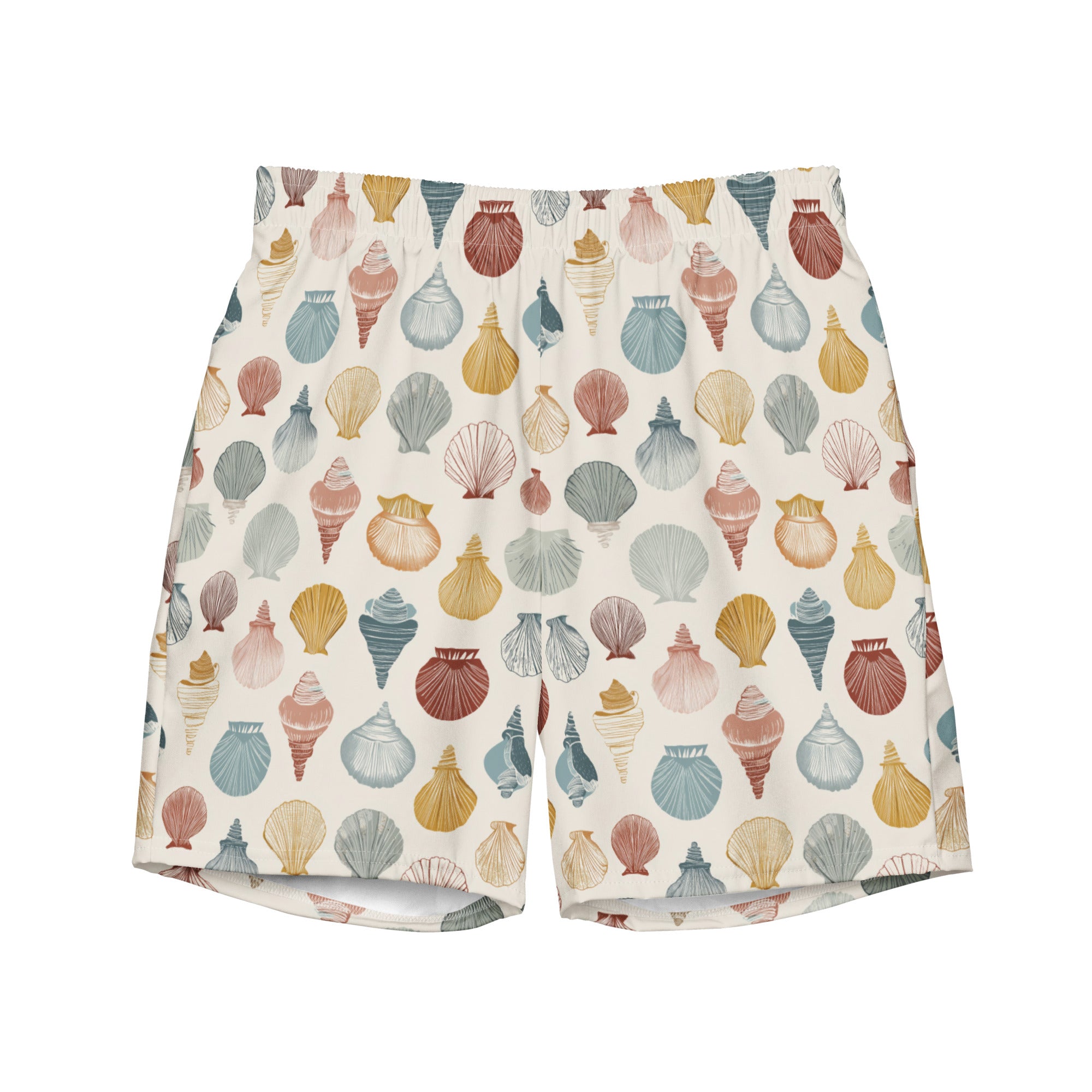Seashells Mens Swim Trunks