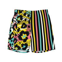 Mix Print Animal Mens Swim Trunks
