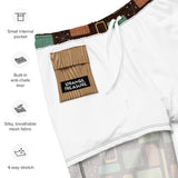 Mid-Mod Patchwork Mens Swim Trunks