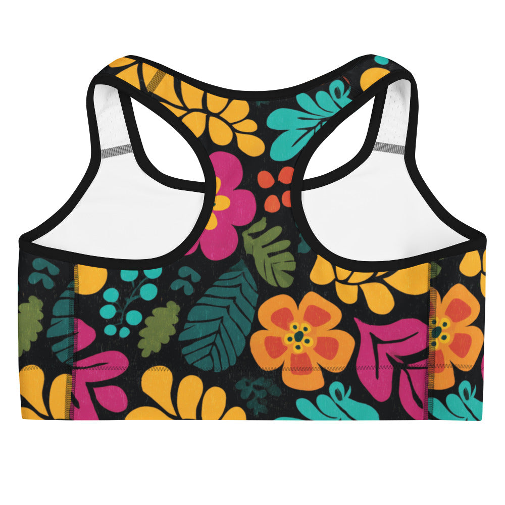 Tropical Floral Racerback Top