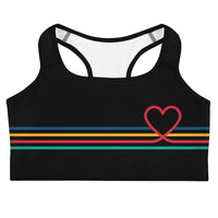Heart Stripe Racerback Top