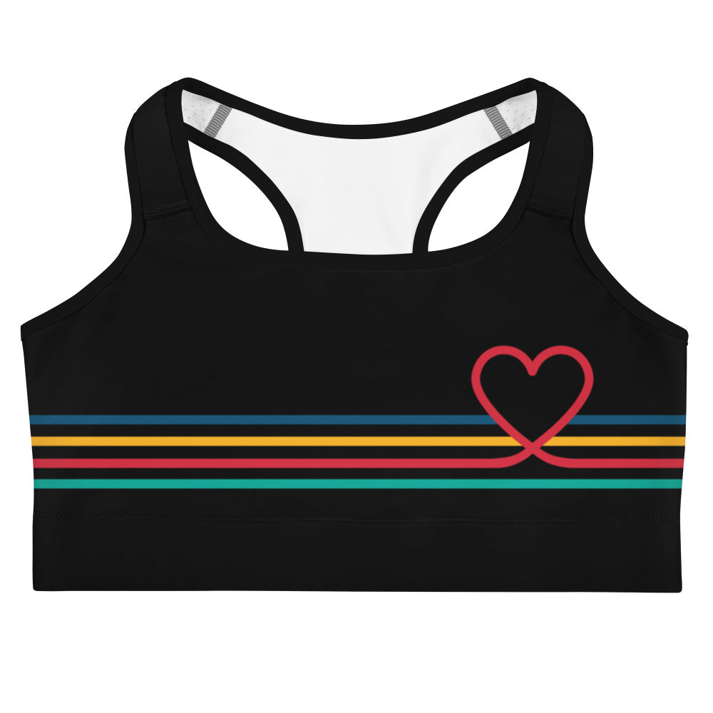 Heart Stripe Racerback Top