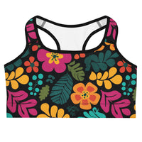 Tropical Floral Racerback Top
