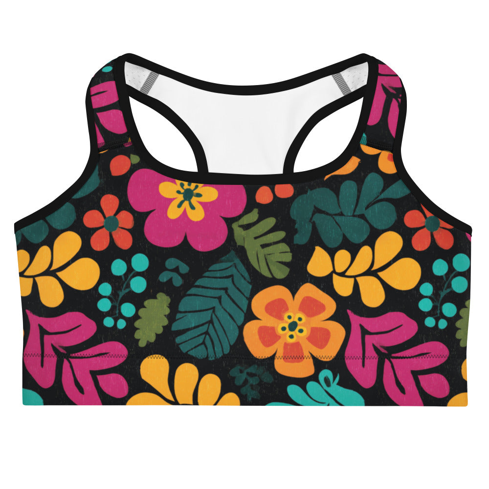 Tropical Floral Racerback Top