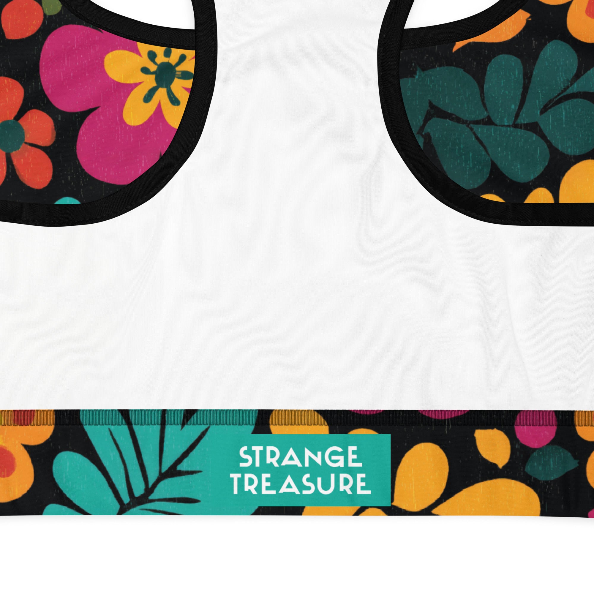 Tropical Floral Racerback Top