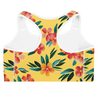 Watercolor Hibiscus Racerback Top
