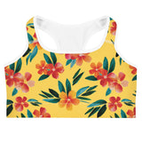 Watercolor Hibiscus Racerback Top