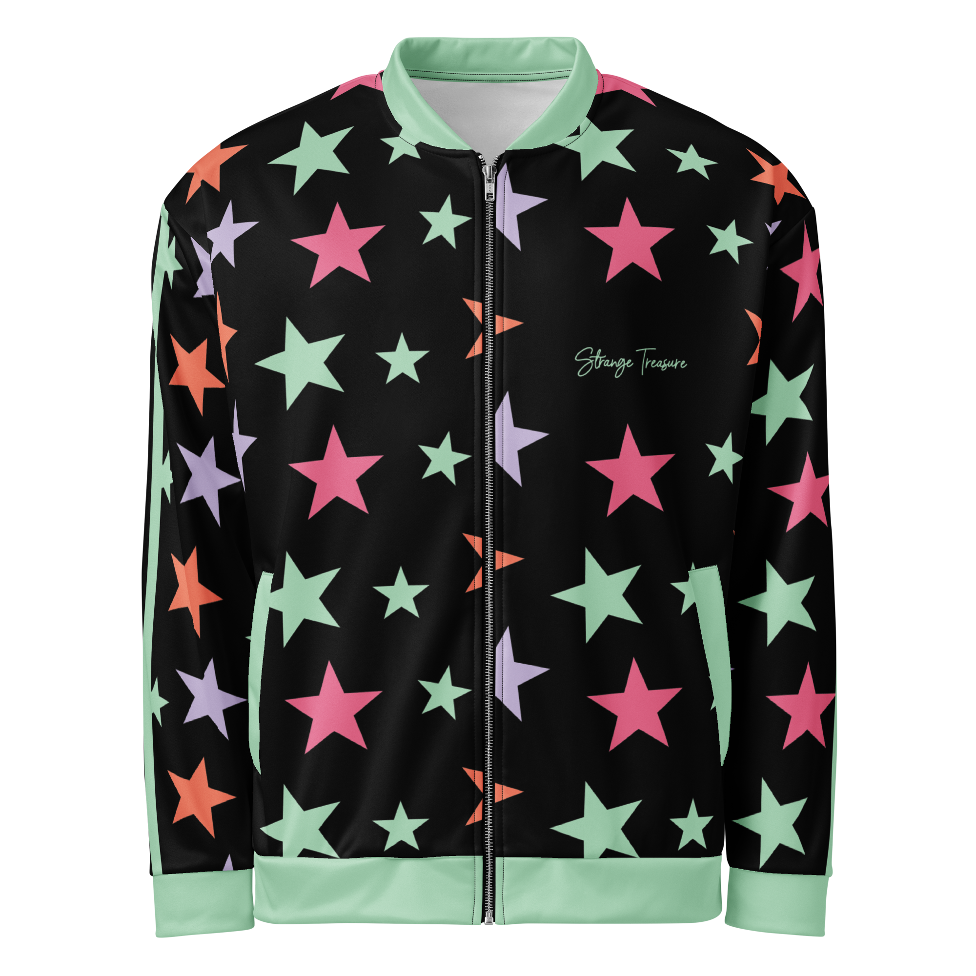 Neon Stars Unisex Bomber Jacket