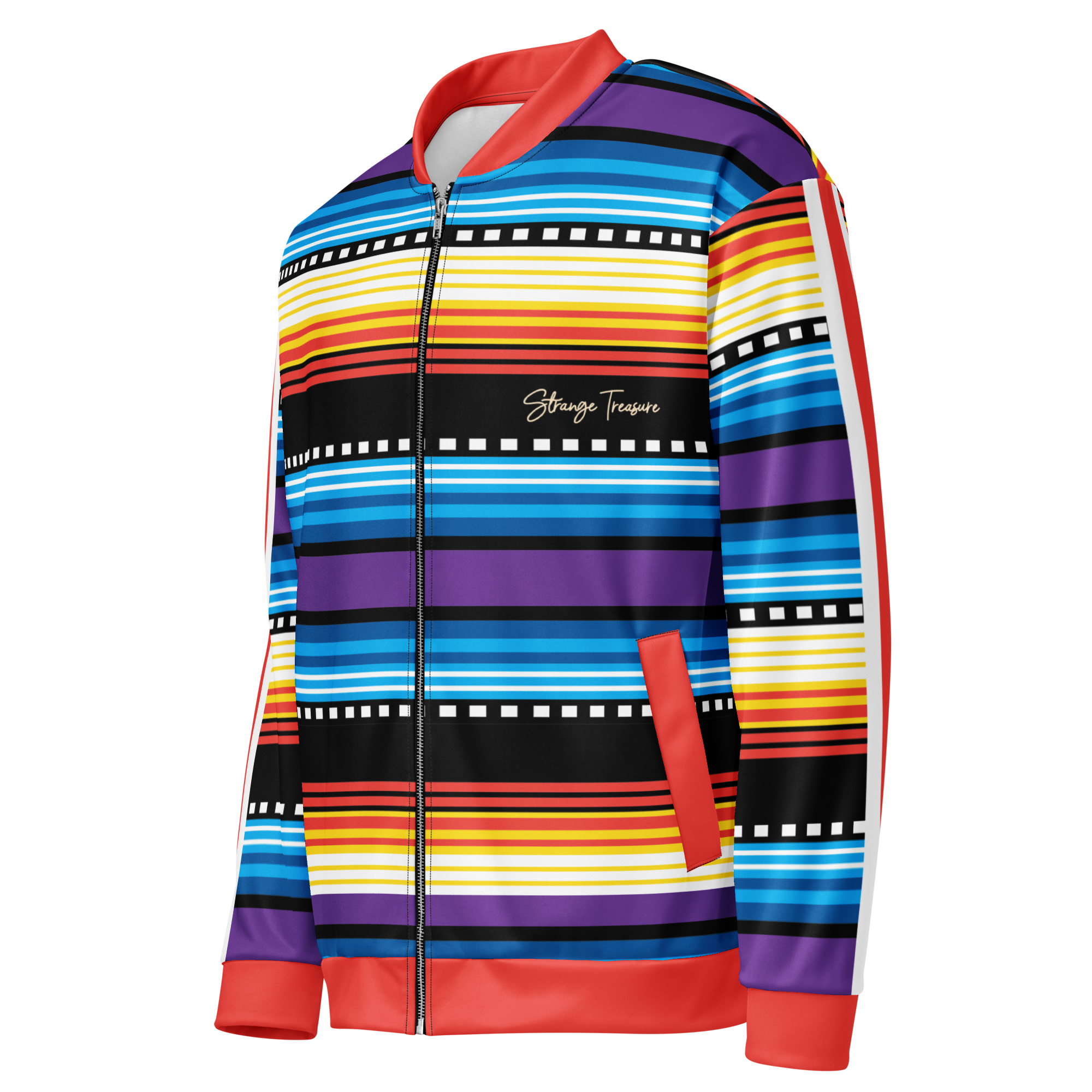 Southwest Stripe Unisex Bomber Jacket