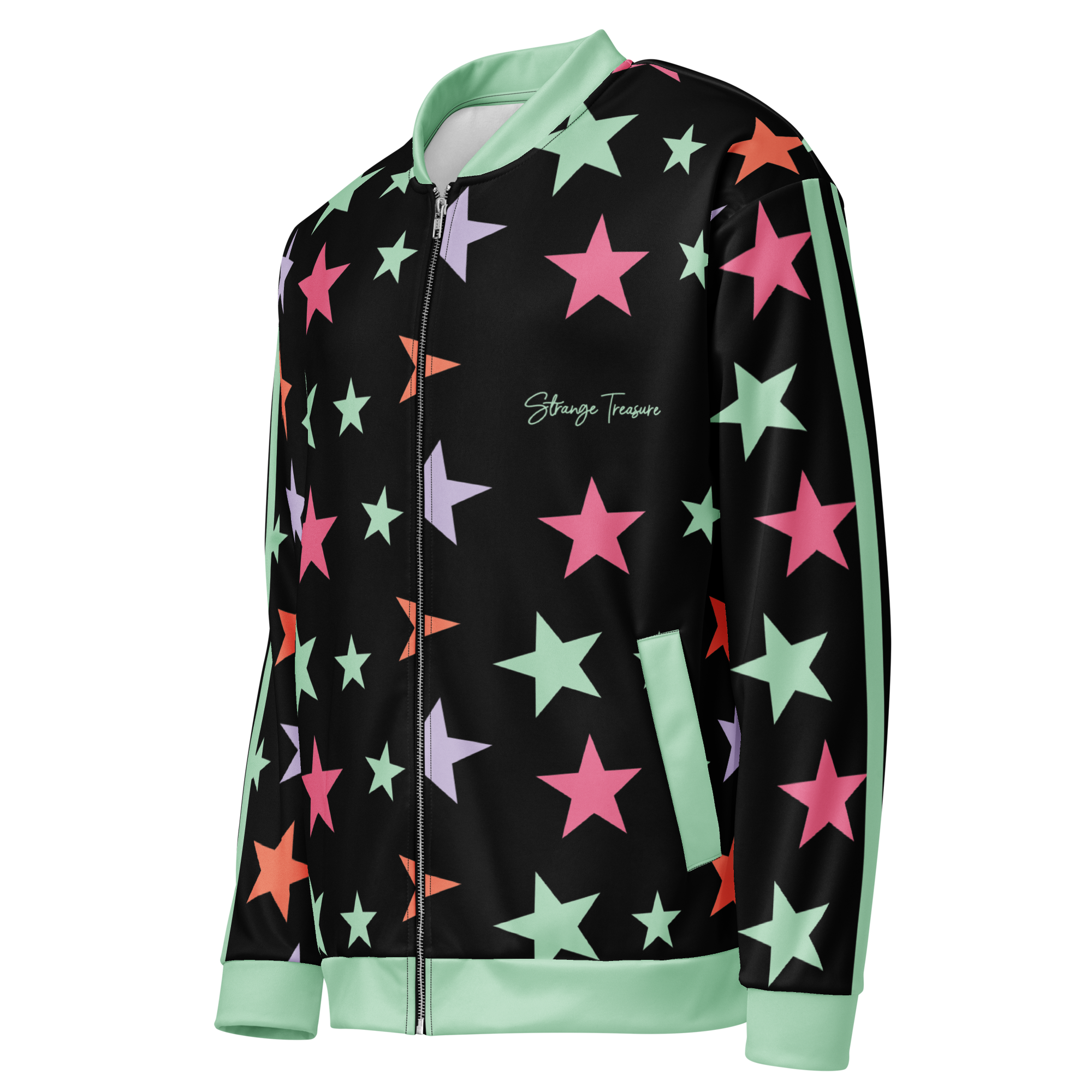 Neon Stars Unisex Bomber Jacket