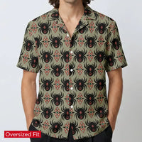 Black Widow Button-Down Shirt