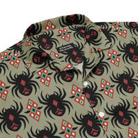 Black Widow Button-Down Shirt