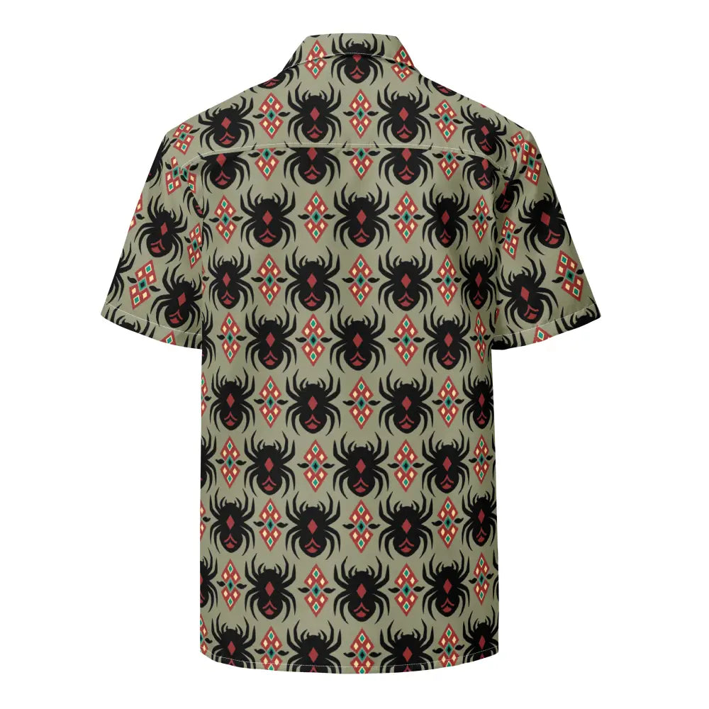Black Widow Button-Down Shirt
